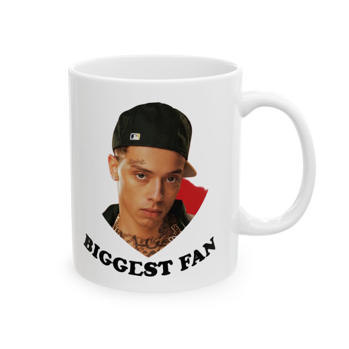 Central Cee Biggest Fan Heart Portrait Mug - Official mugs merchandise
