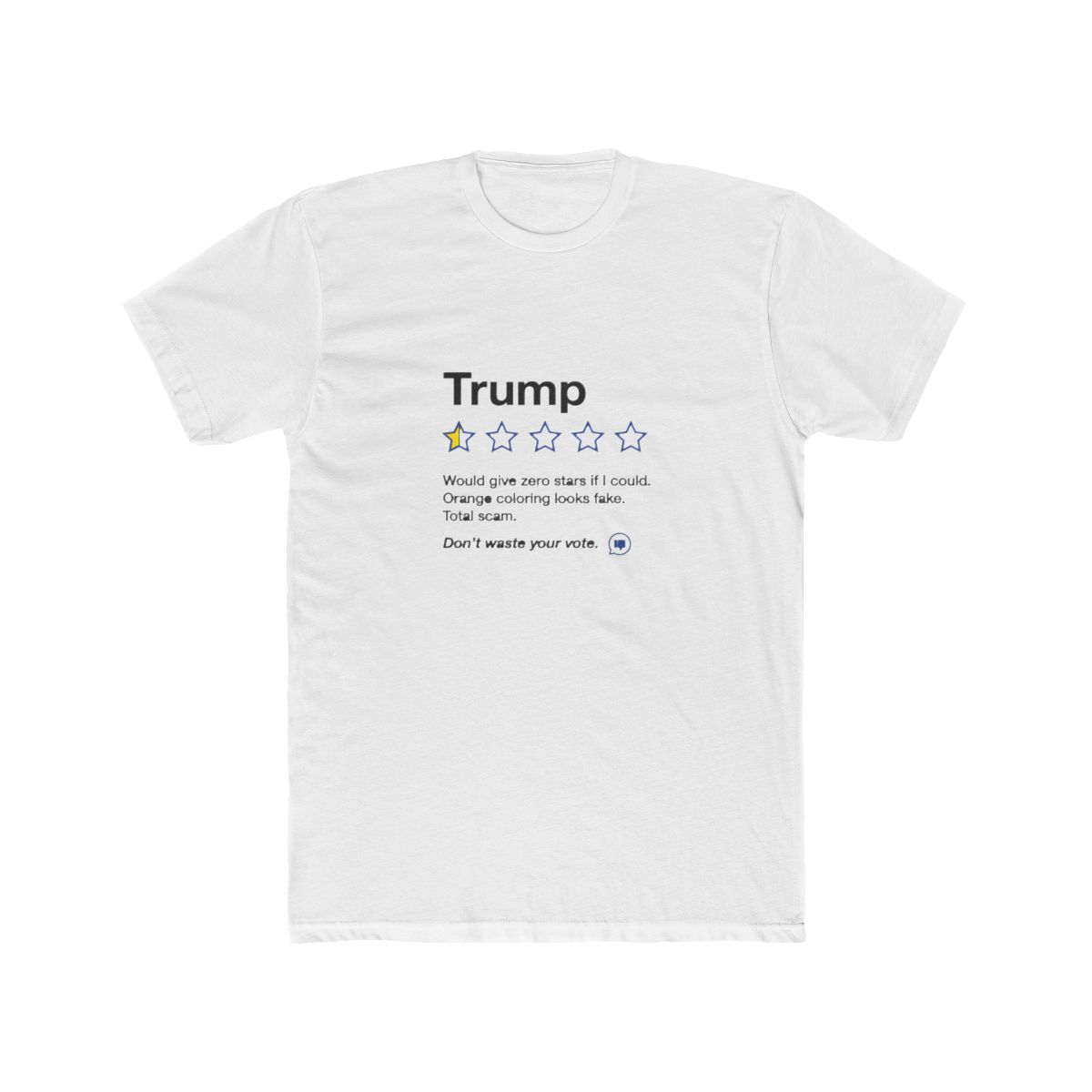 Anti Trump Funny Review Rating Meme T Shirt - Official t-shirts merchandise