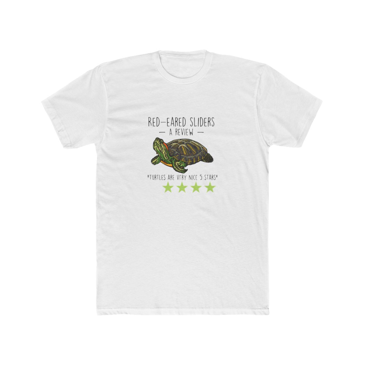 Turtle Pet RedEared Slider Turtle Review Funny Reptile Herpetology T Shirt - Official t-shirts merchandise