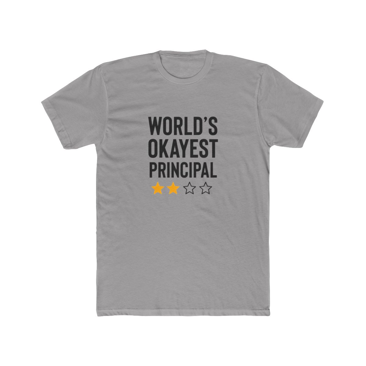 Worlds Okayest Principal Funny Review School Admin T Shirt - Official t-shirts merchandise