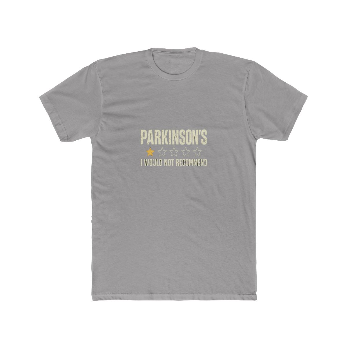 Parkinson's Awareness One Star Review Humor Recommendation Slogan T Shirt - Official t-shirts merchandise