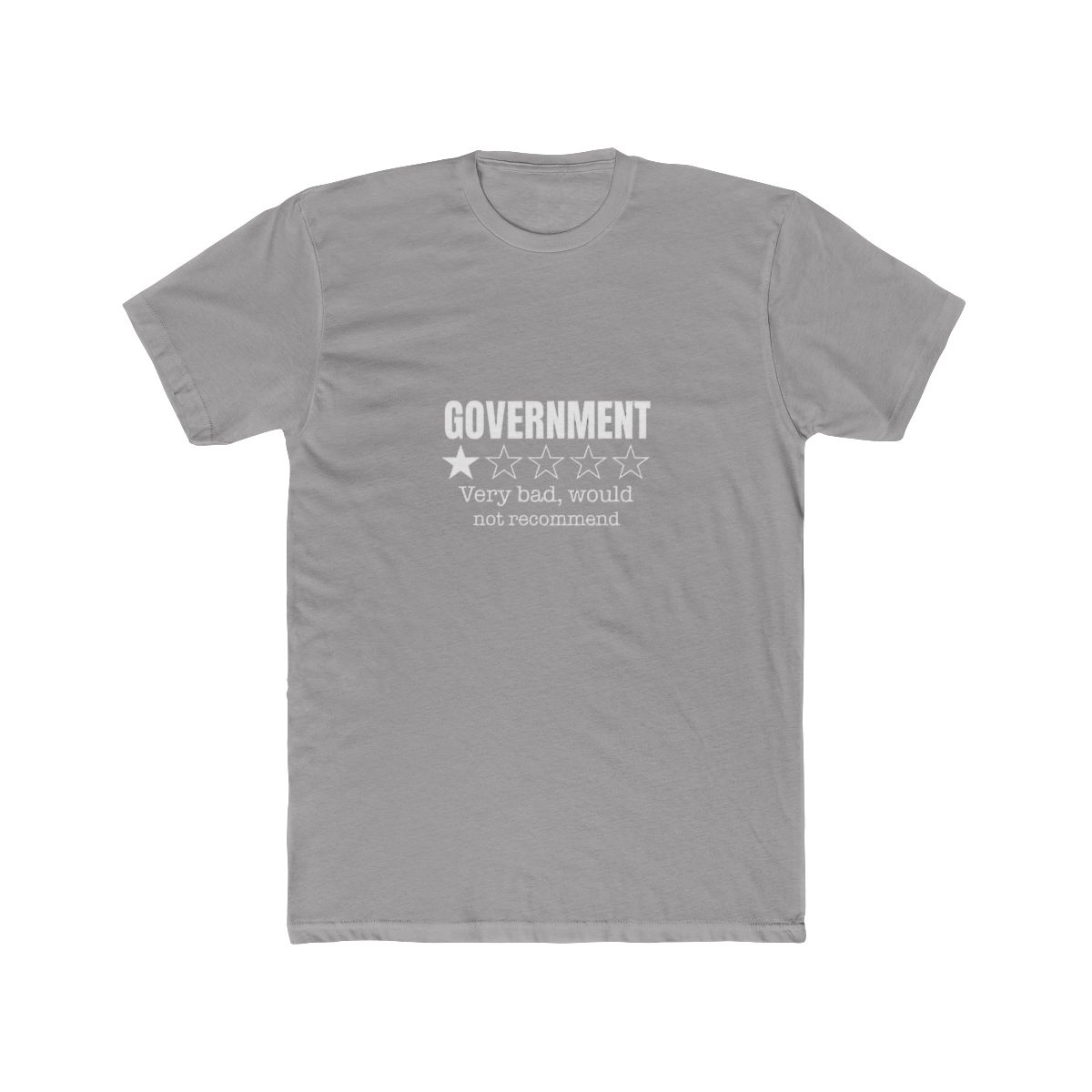Government One Star Rating Review - Very Bad Would Not Recommend T Shirt - Official t-shirts merchandise