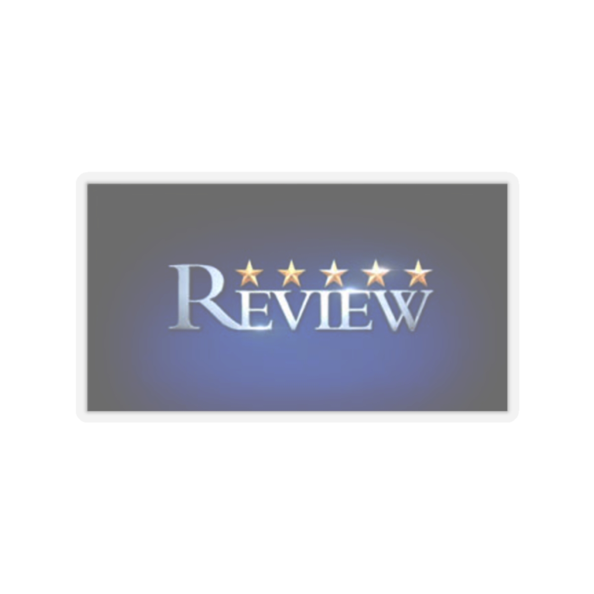 Review Sticker Stickers