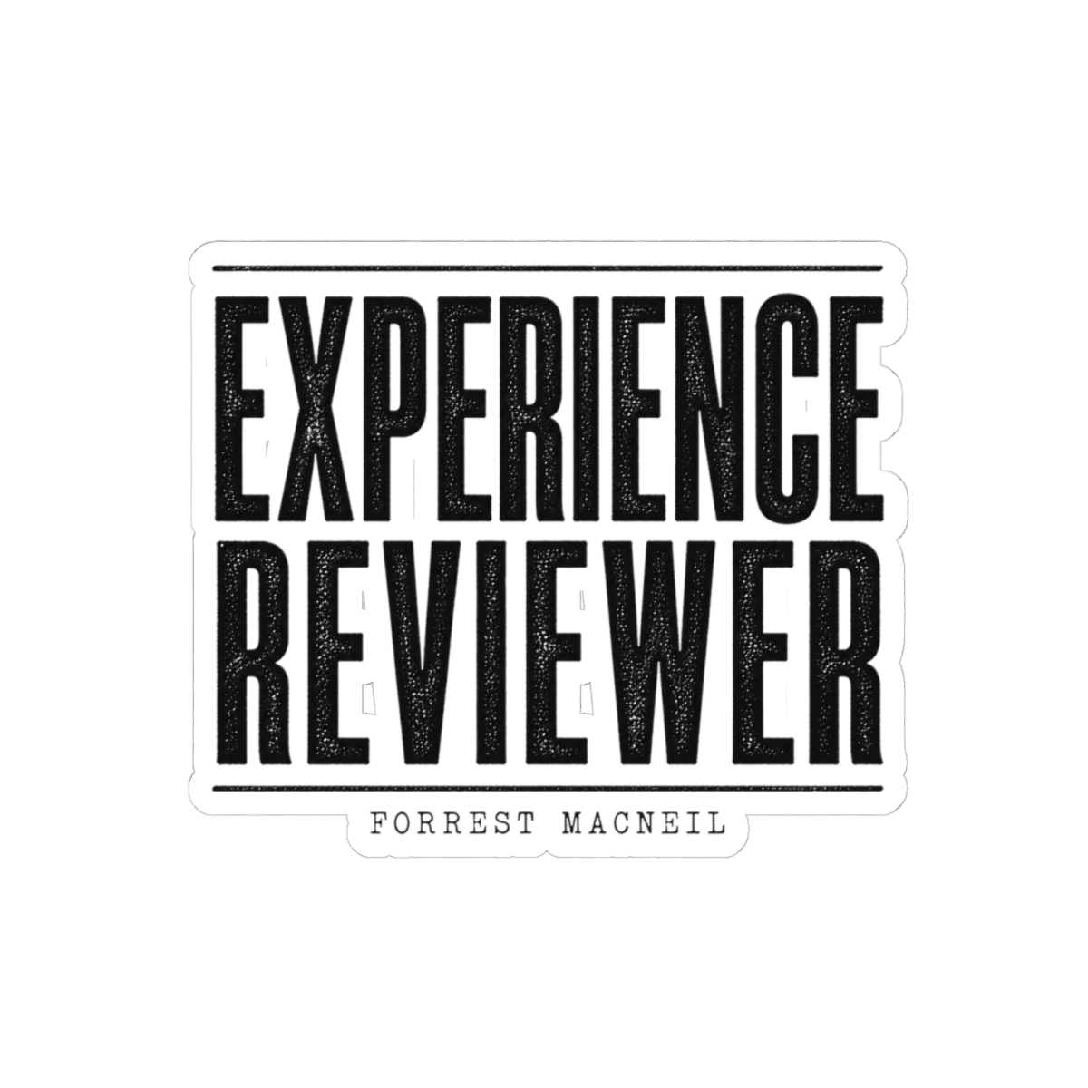 Review "Experience Reviewer" Sticker